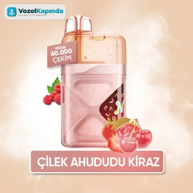 Vozol Neon 60000 Strawberry Raspberry Cherry