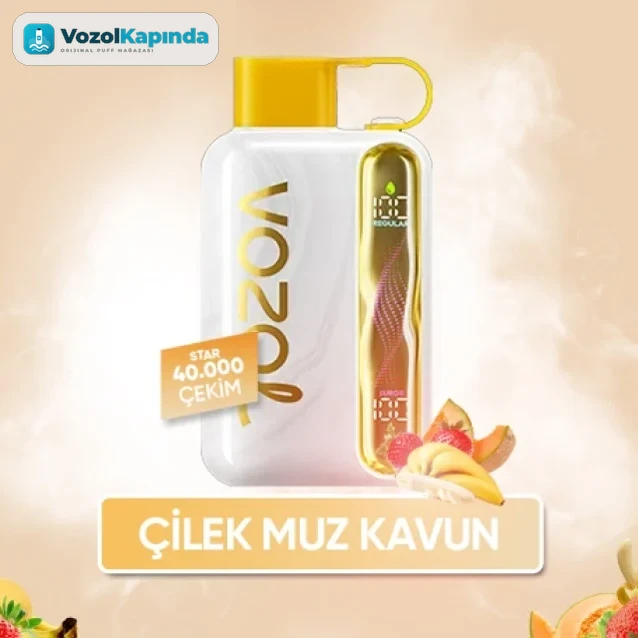 Vozol Star 40000 Strawberry Banana Melon