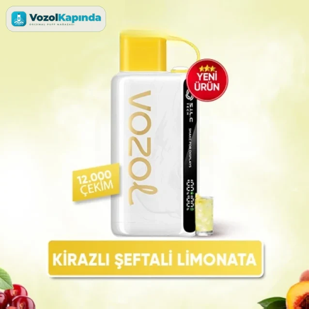 Vozol 12000 Cherry Peach Lemonade