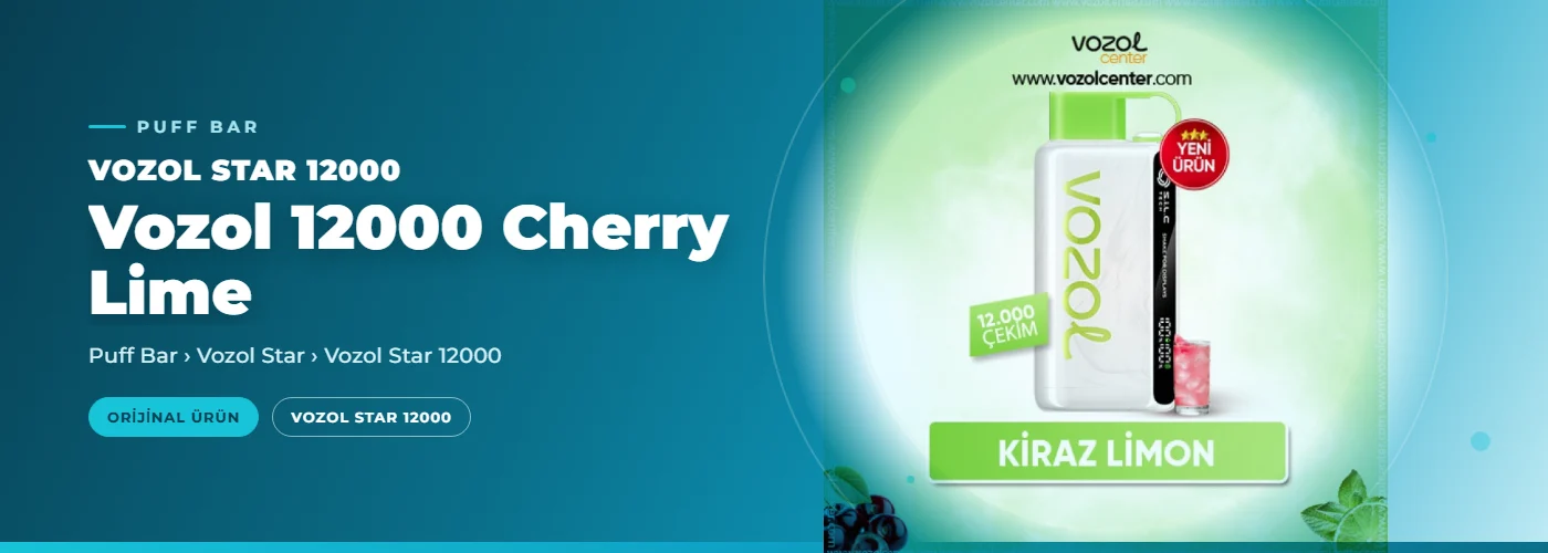 Vozol 12000 Cherry Lime