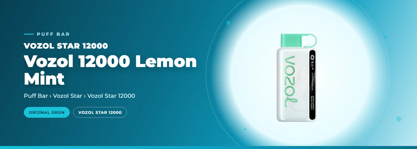Vozol 12000 Lemon Mint