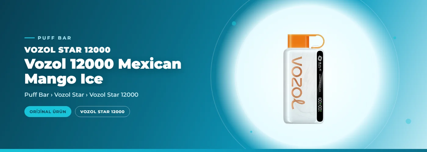 Vozol 12000 Mexican Mango Ice