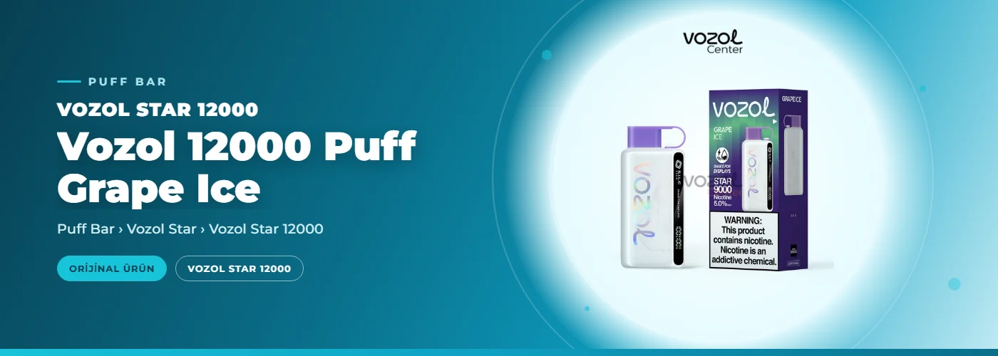 Vozol 12000 Puff Grape Ice