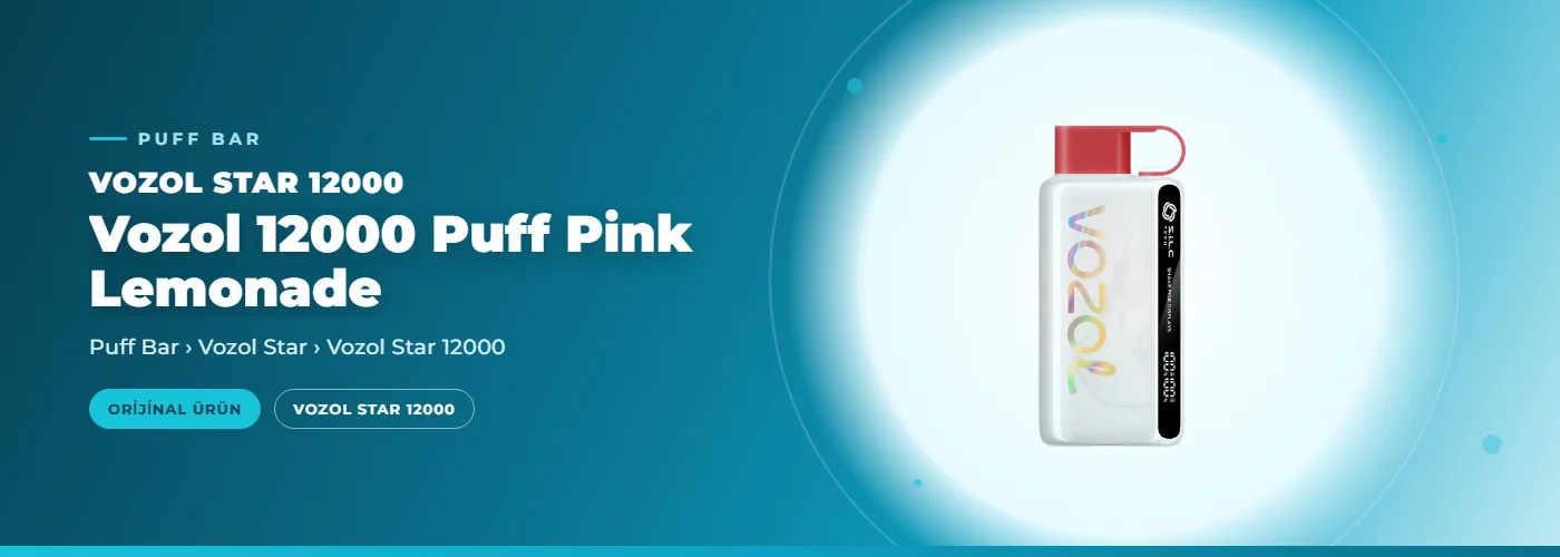 Vozol 12000 Puff Pink Lemonade