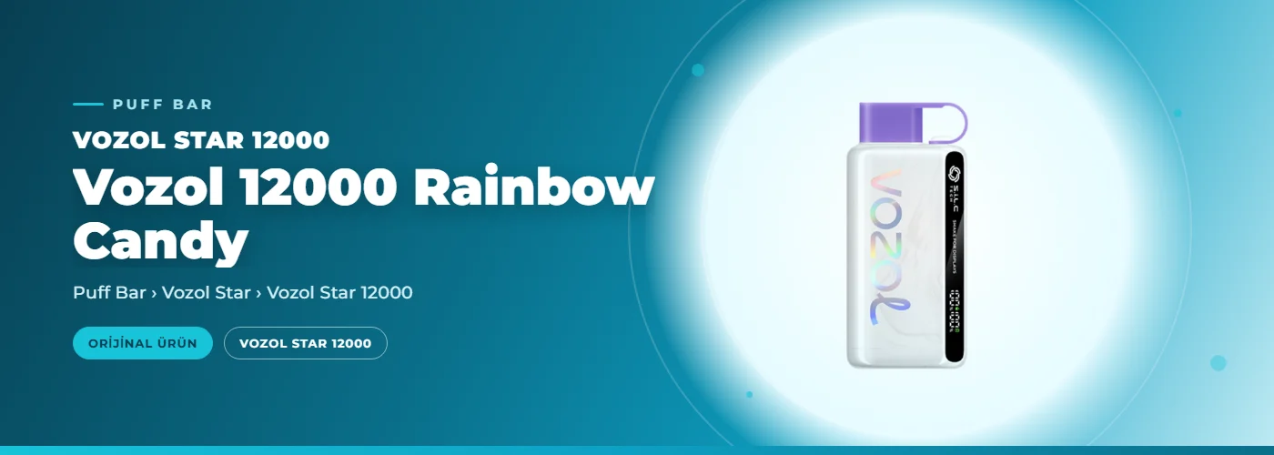 Vozol 12000 Rainbow Candy