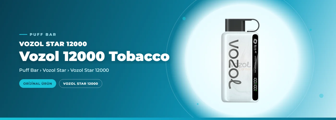 Vozol 12000 Tobacco
