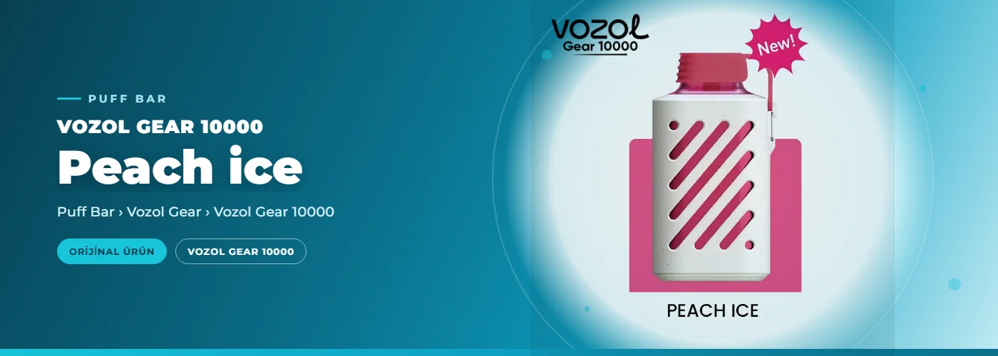 Vozol Gear 10000 Peach ice