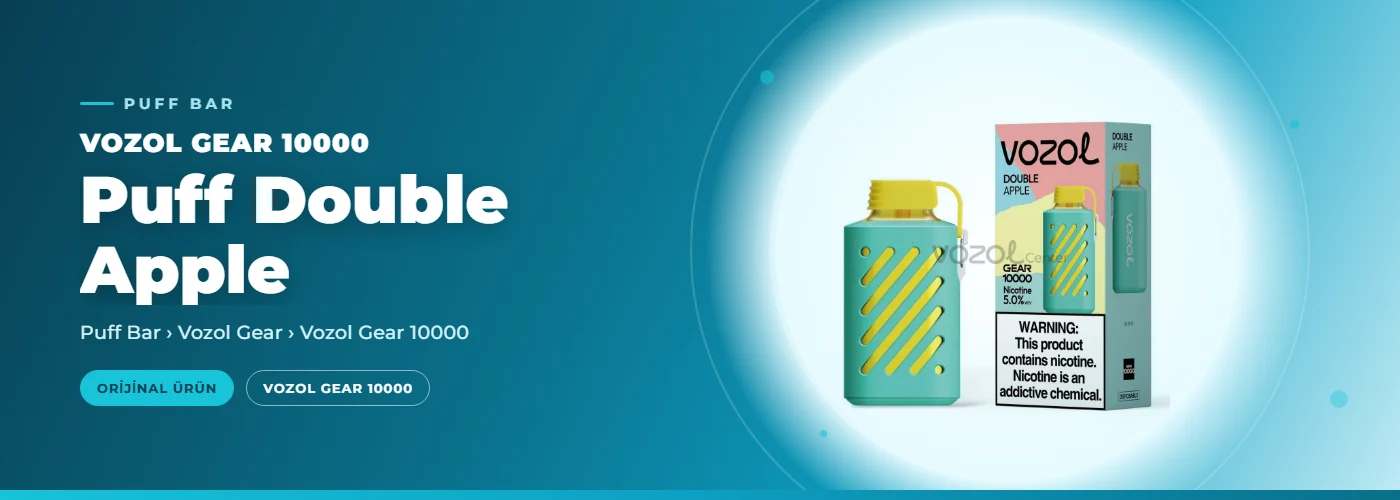 Vozol Gear 10000 Puff Double Apple