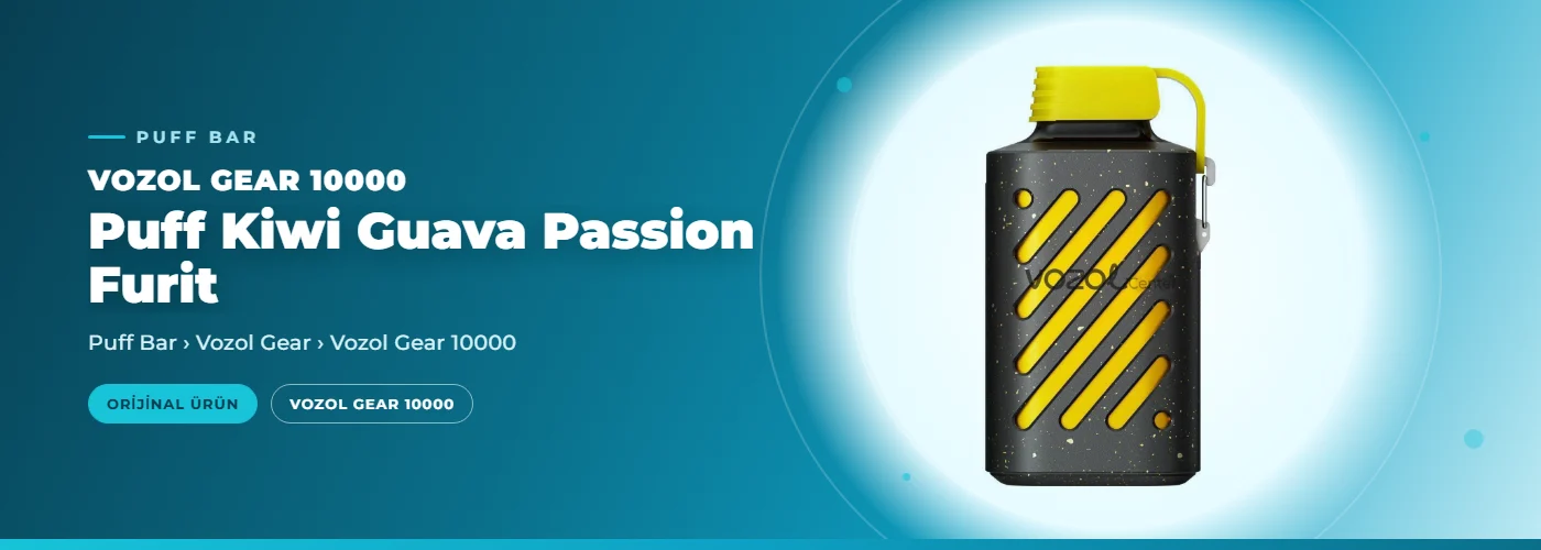 Vozol Gear 10000 Puff Kiwi Guava Passion Furit