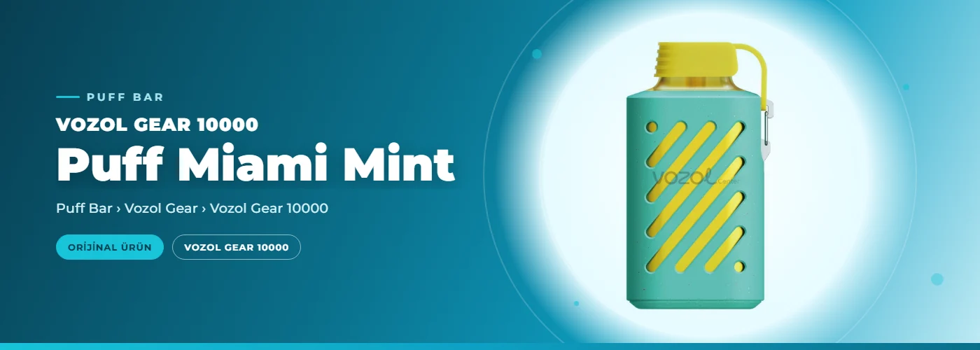 Vozol Gear 10000 Puff Miami Mint