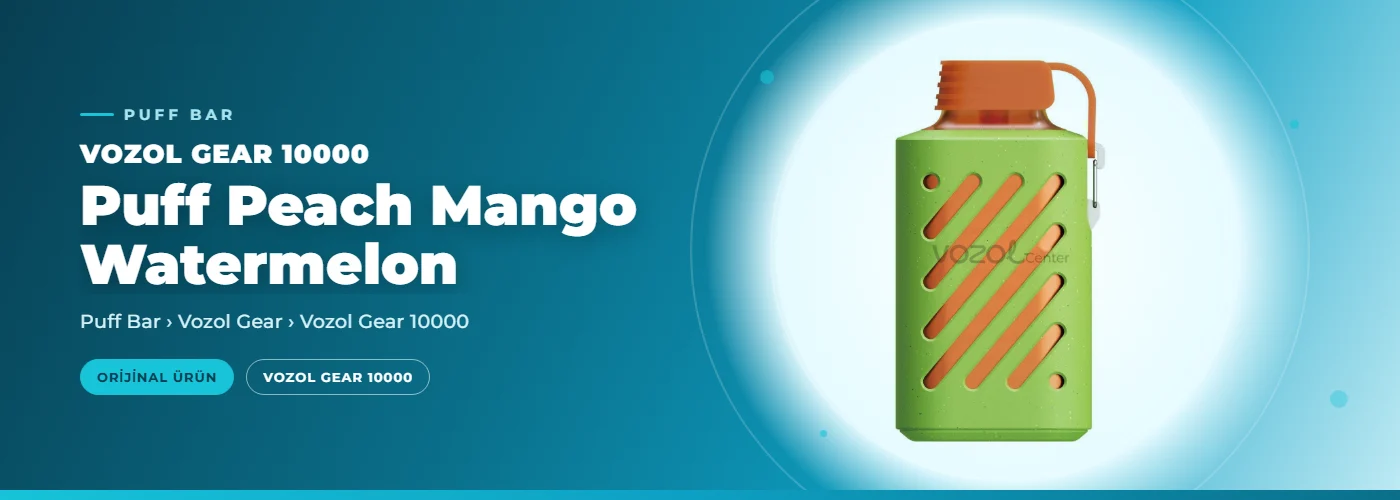 Vozol Gear 10000 Puff Peach Mango Watermelon