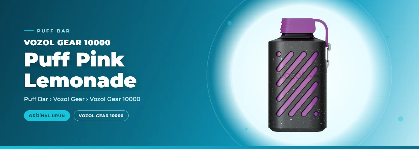 Vozol Gear 10000 Puff Pink Lemonade