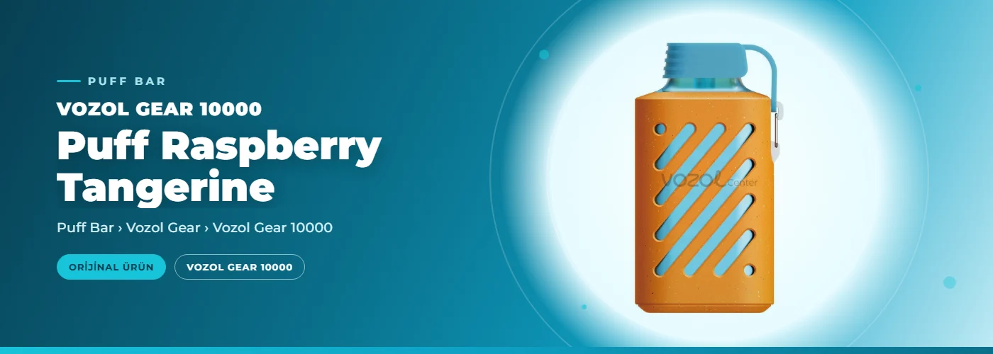 Vozol Gear 10000 Puff Raspberry Tangerine