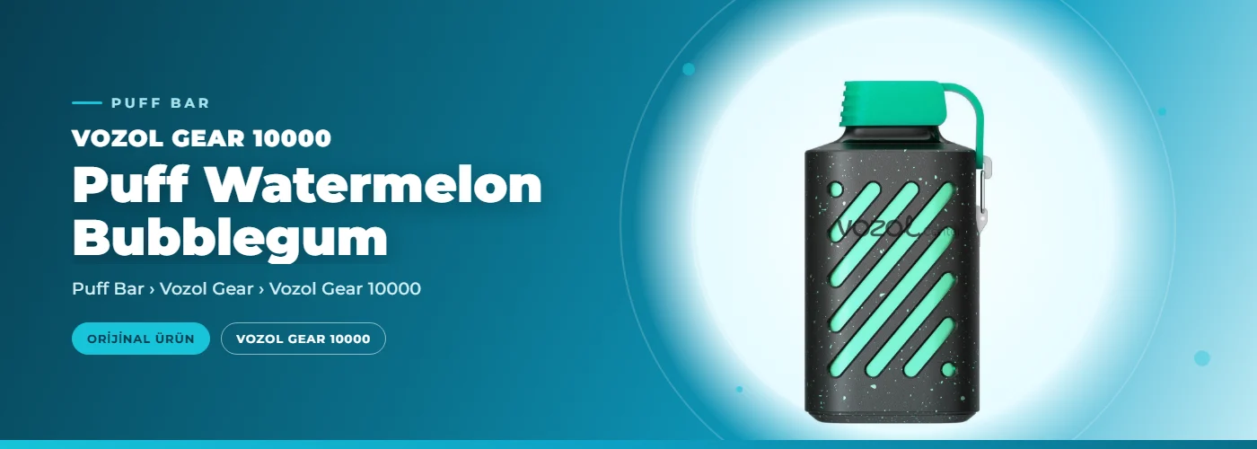 Vozol Gear 10000 Puff Watermelon Bubblegum