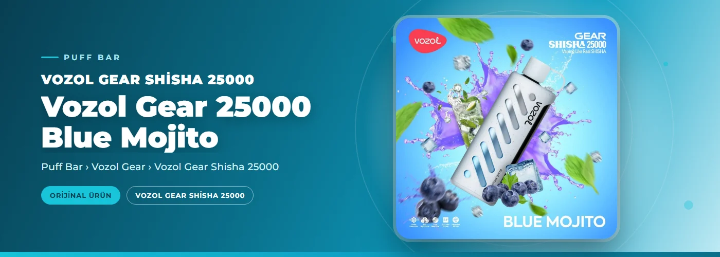 Vozol Gear 25000 Blue Mojito