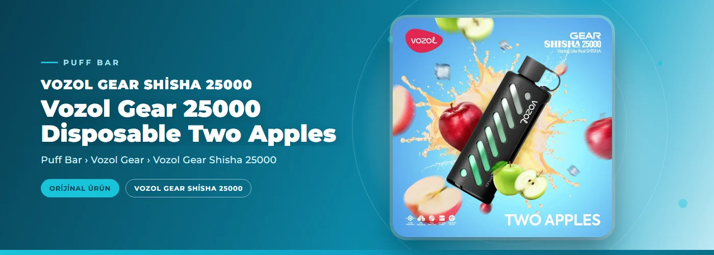 Vozol Gear 25000 Disposable Two Apples