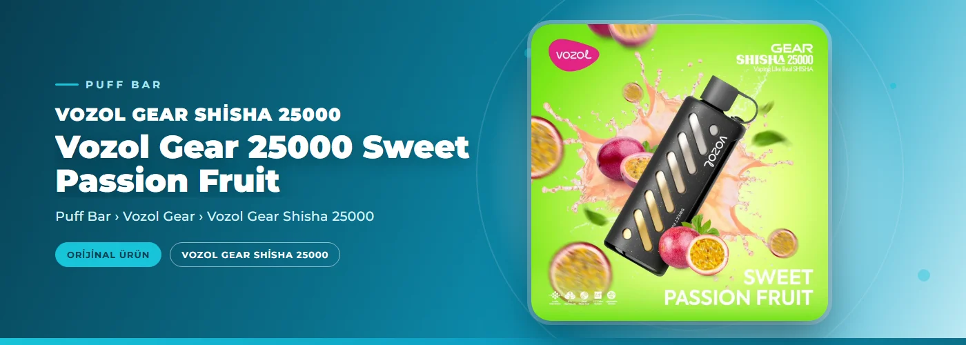 Vozol Gear 25000 Sweet Passion Fruit
