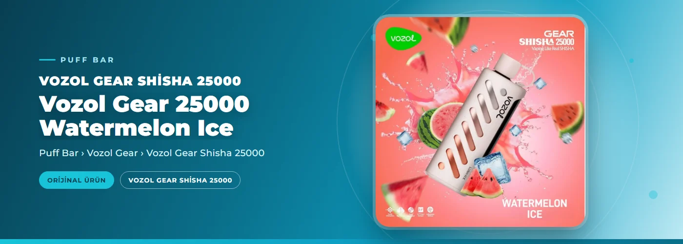 Vozol Gear 25000 Watermelon Ice