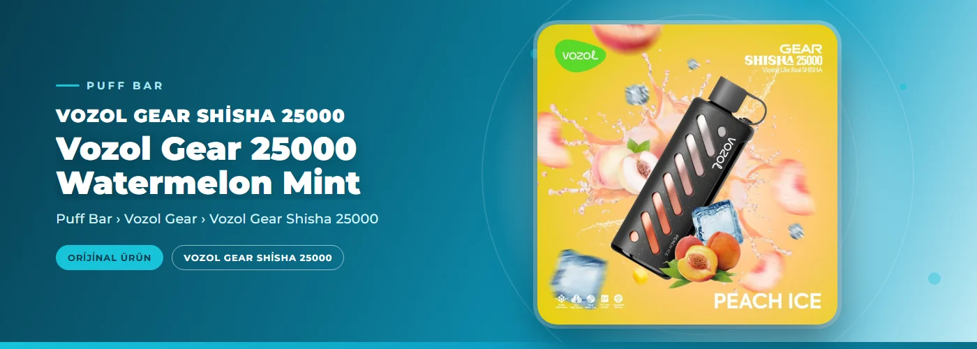 Vozol Gear 25000 Watermelon Mint
