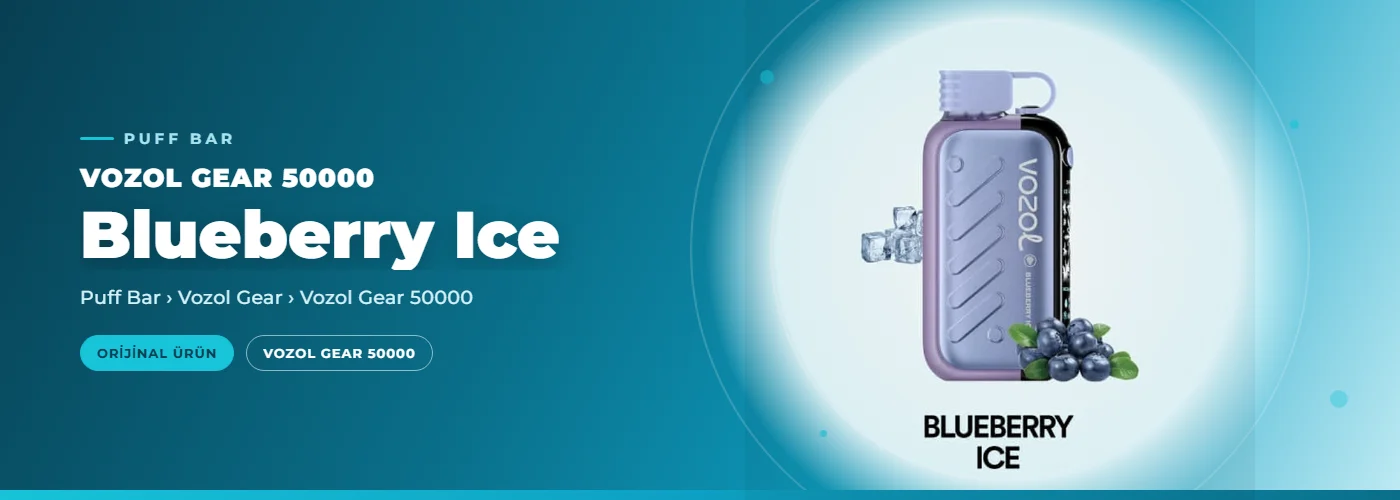 Vozol Gear 50000 Blueberry Ice