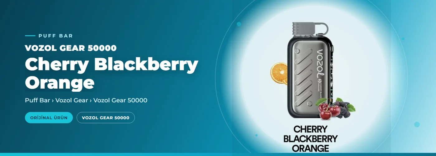 Vozol Gear 50000 Cherry Blackberry Orange