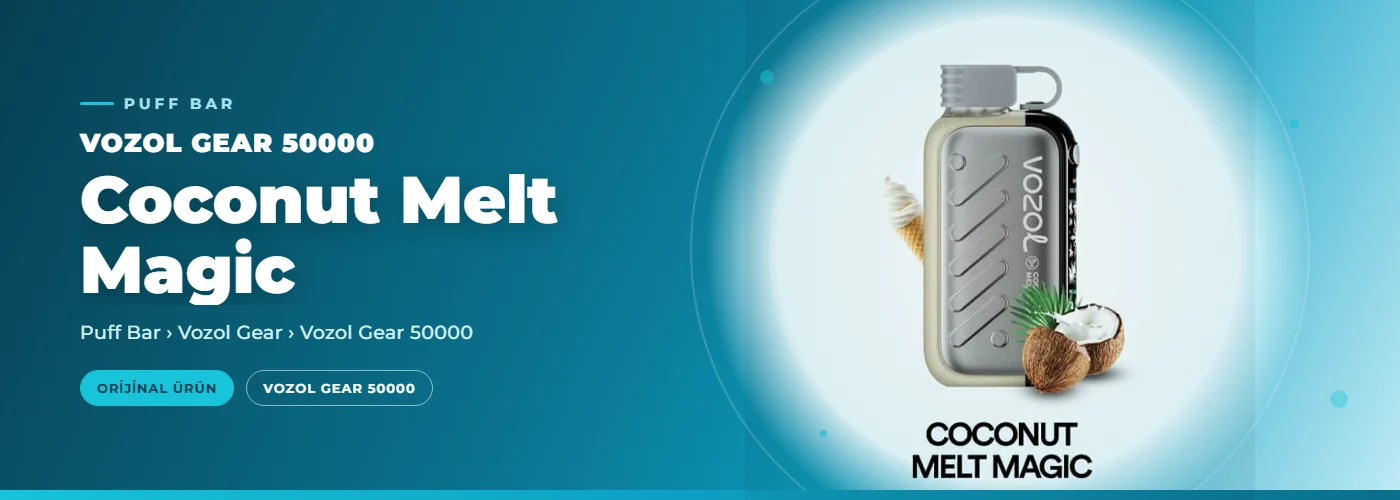 Vozol Gear 50000 Coconut Melt Magic