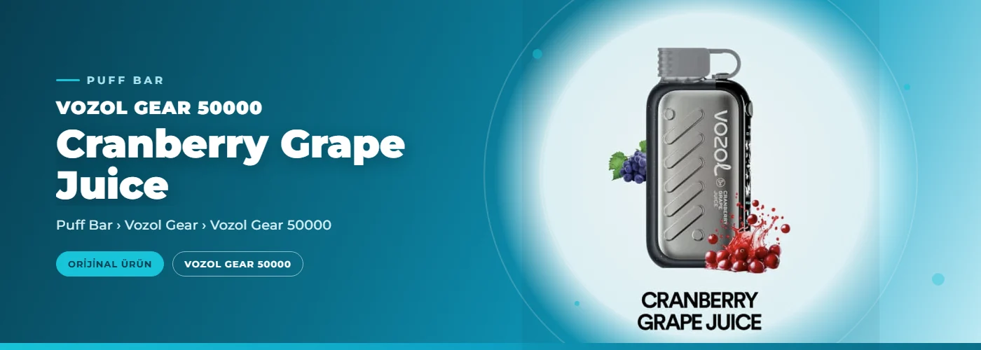 Vozol Gear 50000 Cranberry Grape Juice