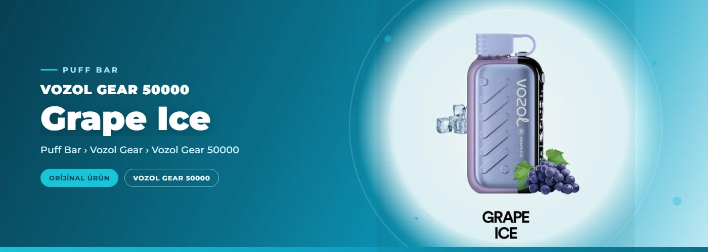 Vozol Gear 50000 Grape Ice