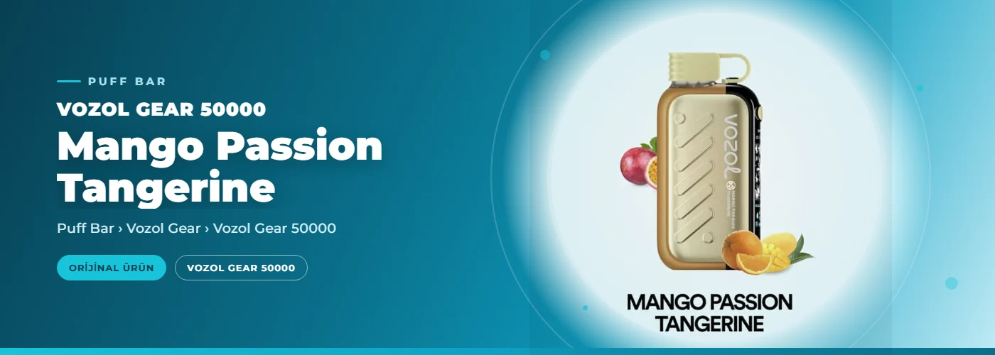Vozol Gear 50000 Mango Passion Tangerine