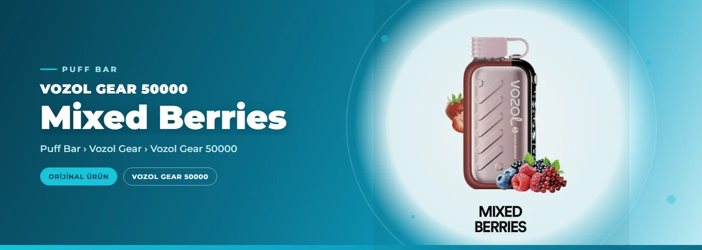 Vozol Gear 50000 Mixed Berries