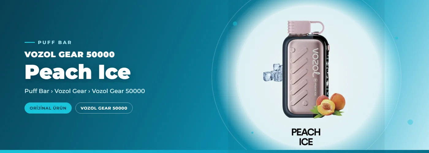 Vozol Gear 50000 Peach Ice
