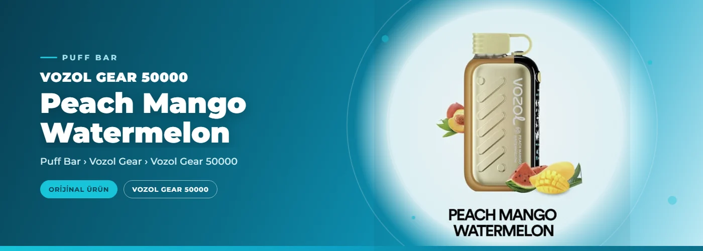 Vozol Gear 50000 Peach Mango Watermelon