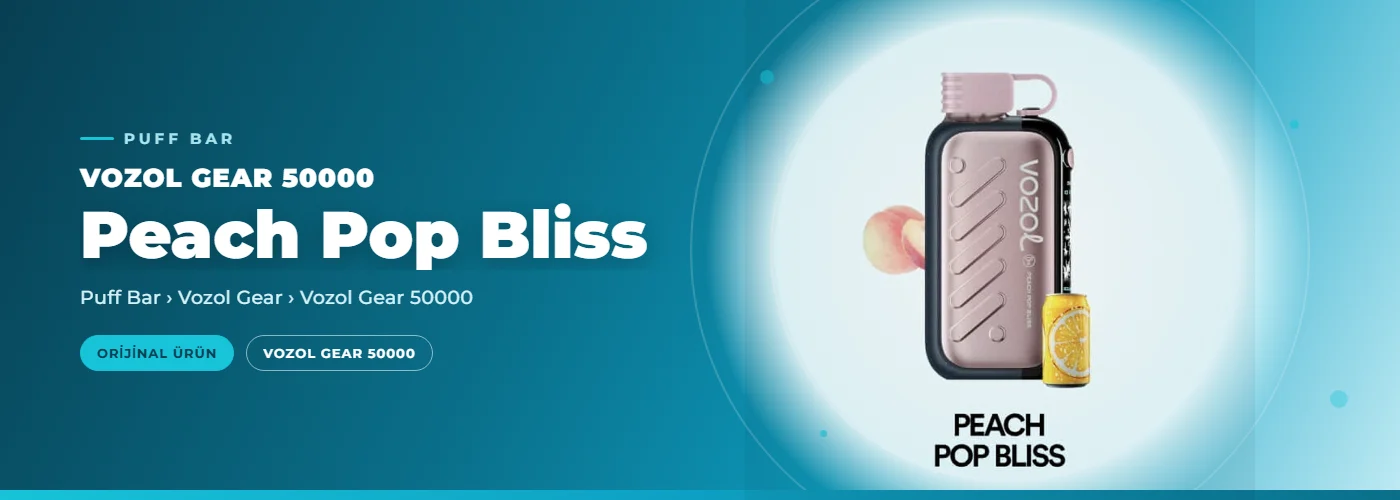 Vozol Gear 50000 Peach Pop Bliss