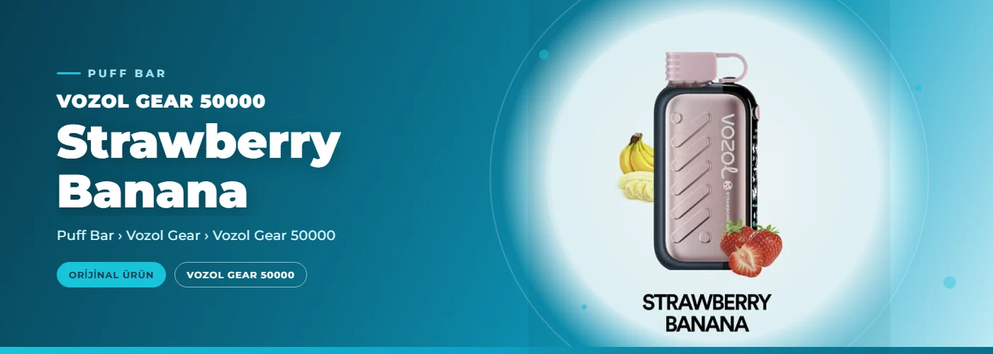 Vozol Gear 50000 Strawberry Banana