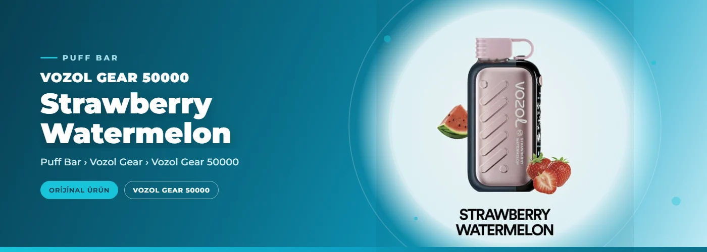 Vozol Gear 50000 Strawberry Watermelon