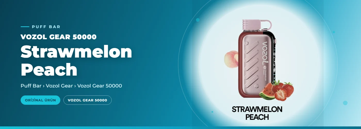 Vozol Gear 50000 Strawmelon Peach