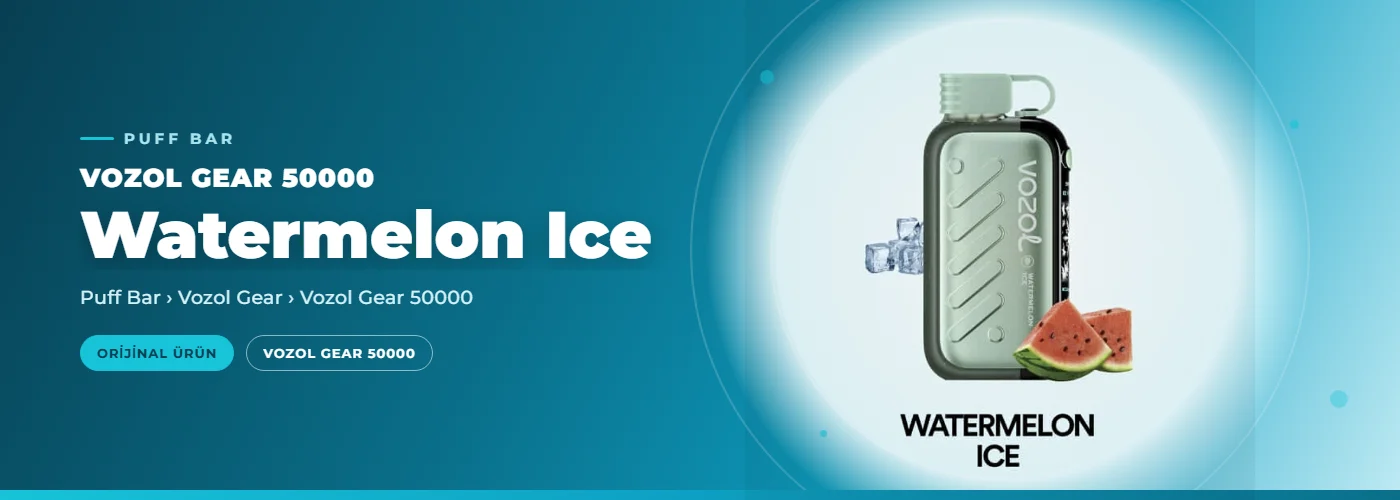 Vozol Gear 50000 Watermelon Ice
