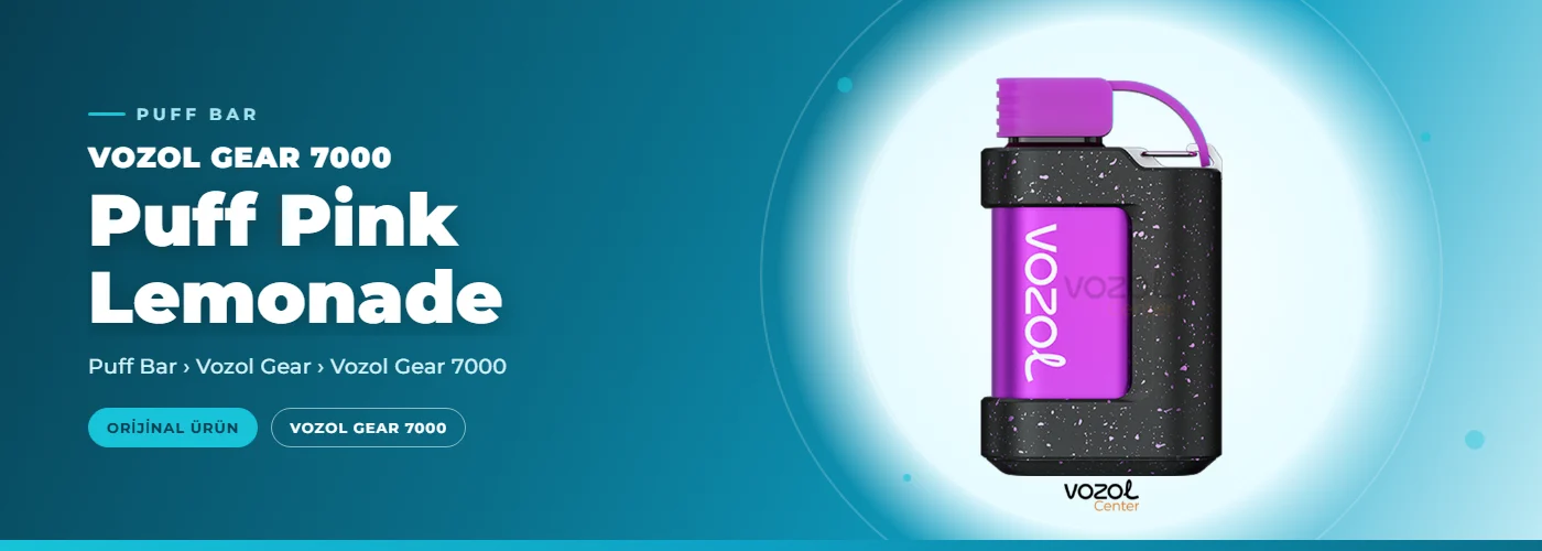 Vozol Gear 7000 Puff Pink Lemonade