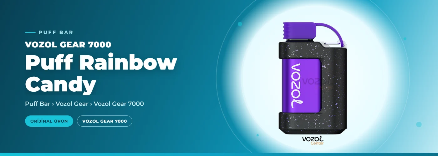 Vozol Gear 7000 Puff Rainbow Candy