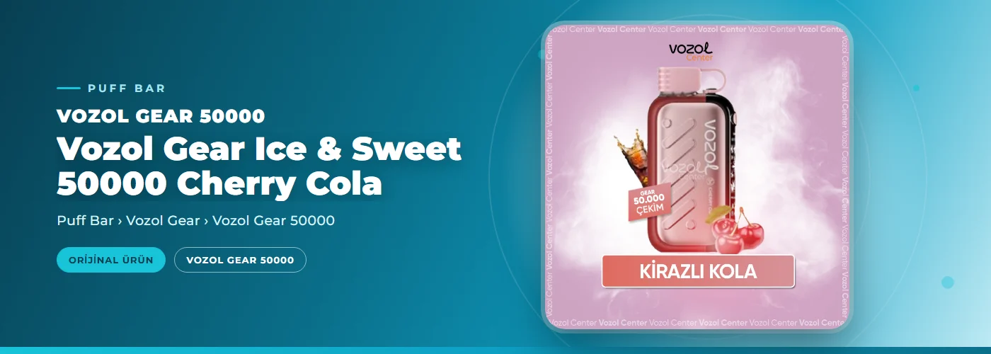 Vozol Gear Ice & Sweet 50000 Cherry Cola