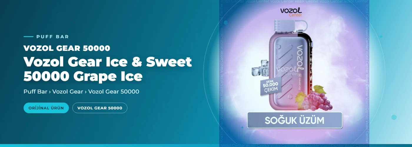 Vozol Gear Ice & Sweet 50000 Grape Ice