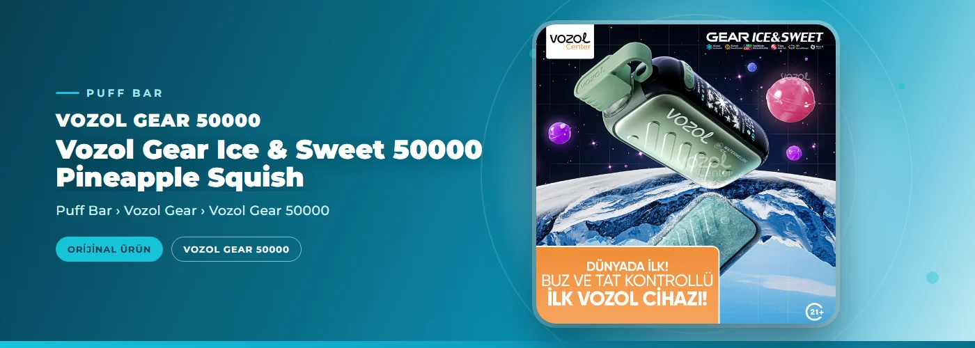 Vozol Gear Ice & Sweet 50000 Pineapple Squish