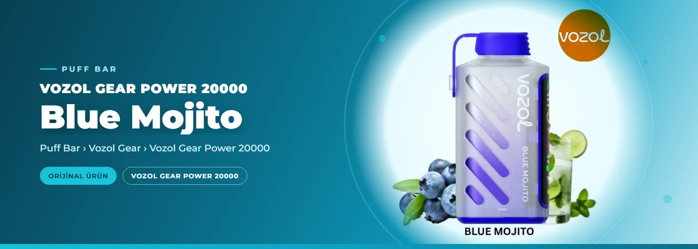 Vozol Gear Power 20000 Blue Mojito