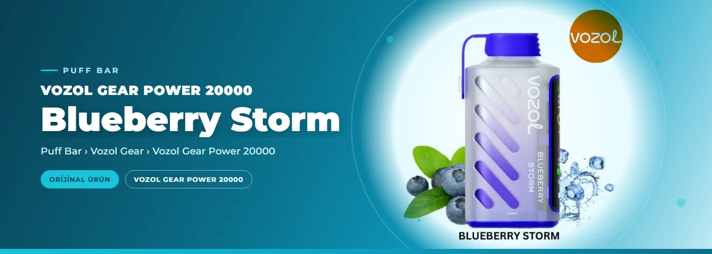 Vozol Gear Power 20000 Blueberry Storm