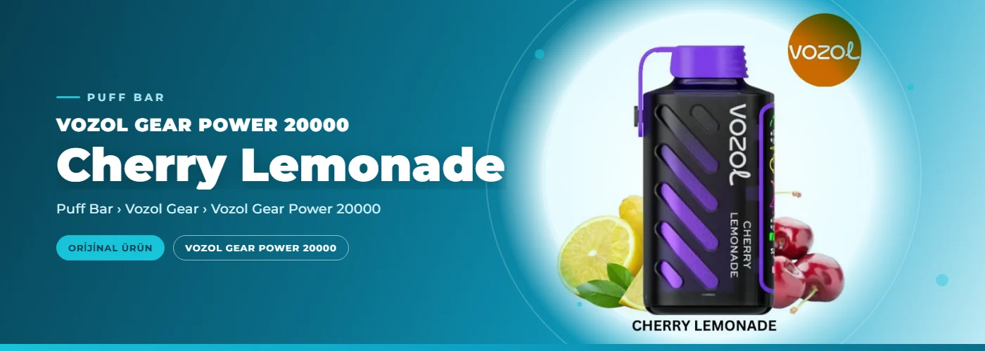 Vozol Gear Power 20000 Cherry Lemonade