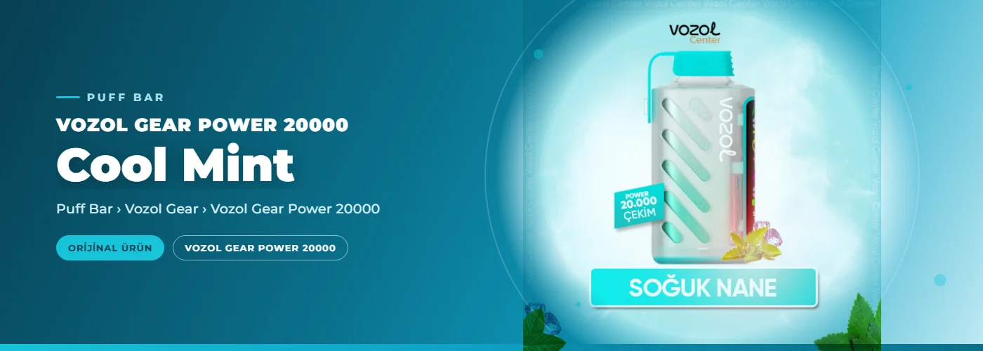 Vozol Gear Power 20000 Cool Mint
