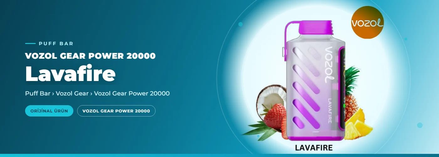 Vozol Gear Power 20000 Lavafire