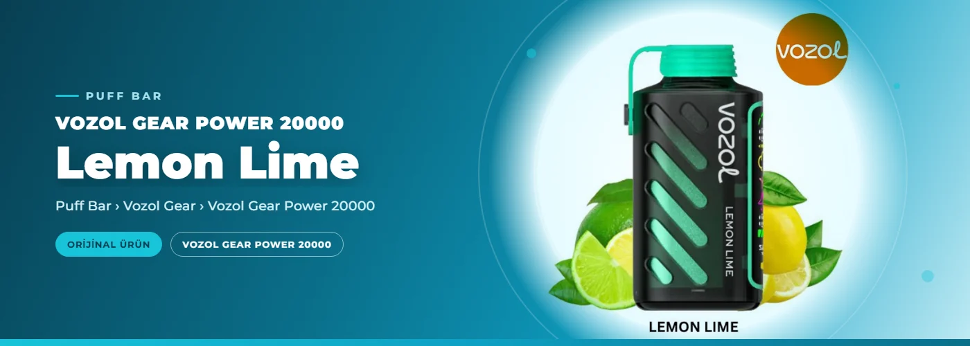 Vozol Gear Power 20000 Lemon Lime