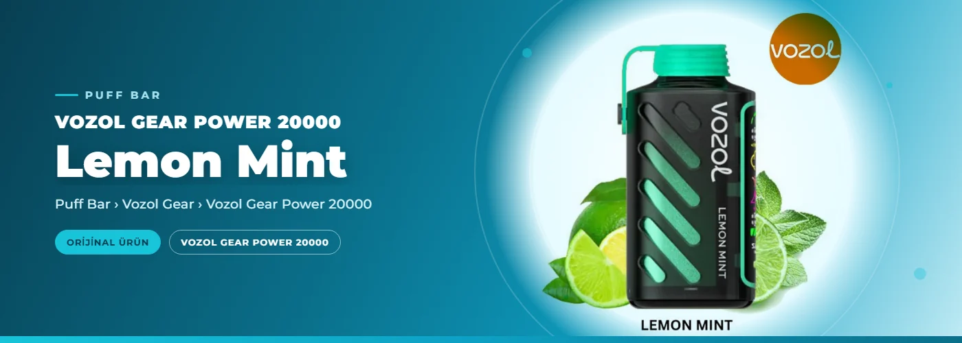 Vozol Gear Power 20000 Lemon Mint