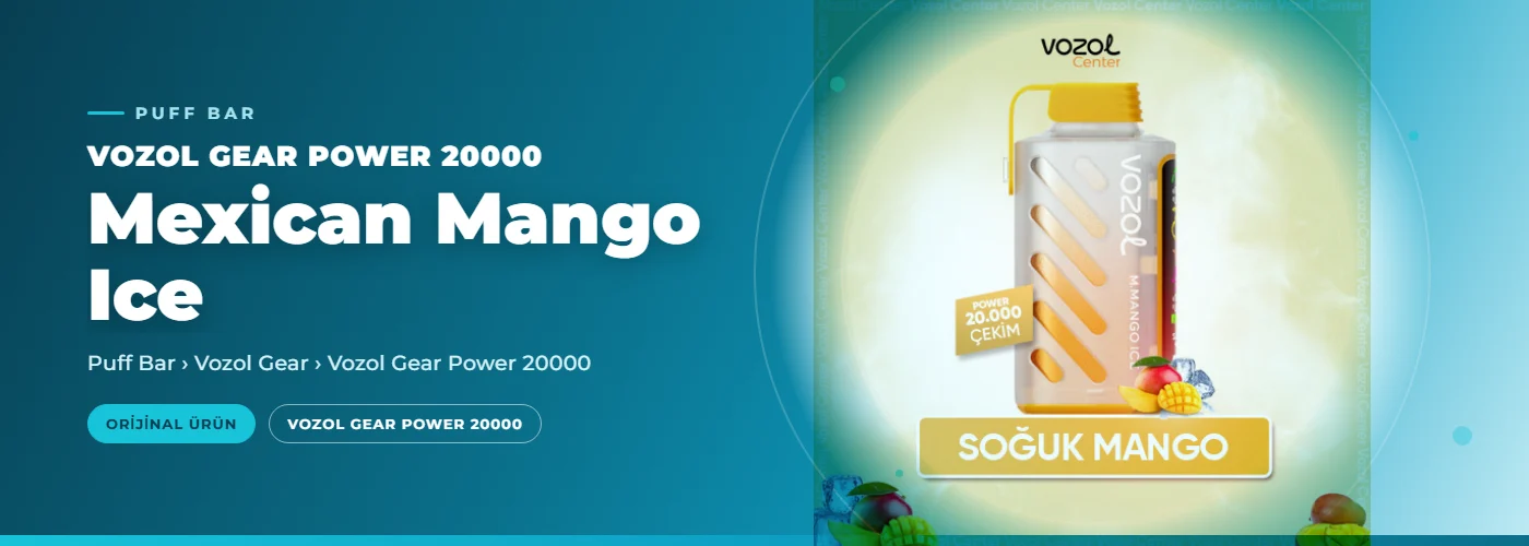 Vozol Gear Power 20000 Mexican Mango Ice